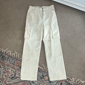 Brand new white cargo jeans
